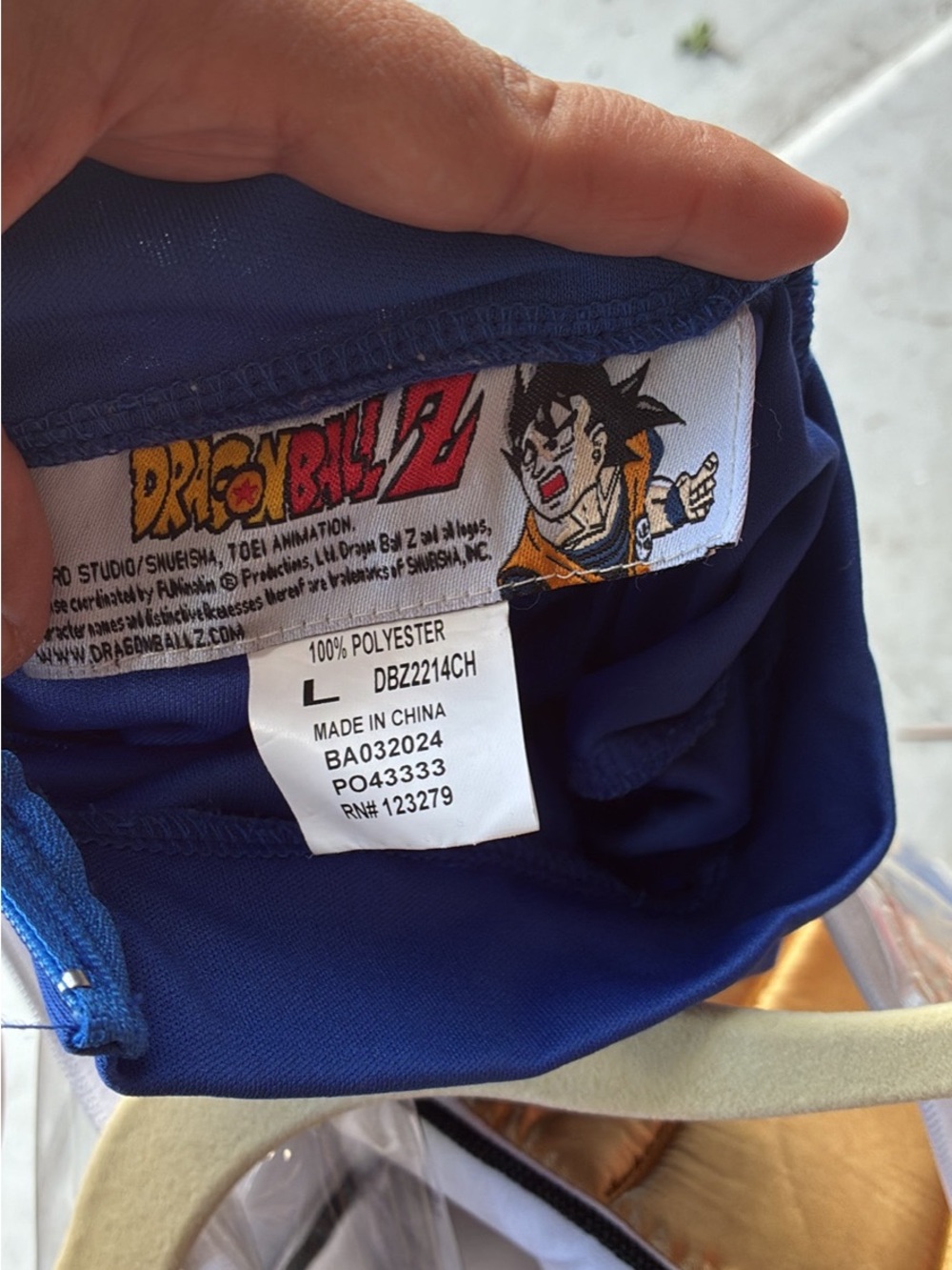 Vegeta Costume